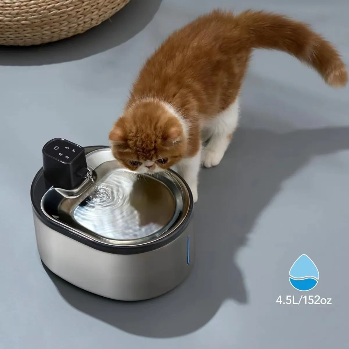 UrbanPetsLife® Smart Wireless Water Fountain